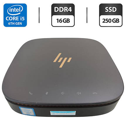 Неттоп HP Elite Slice G1 USFF/ Core i5-6500T/ 16 GB RAM/ 250 GB SSD/ HD 530, фото 1