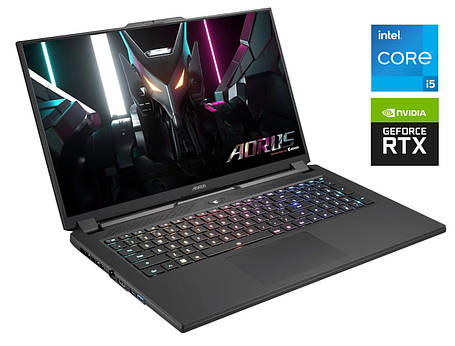 Ігровий ноутбук Б-клас Gigabyte Aorus 7 9MF/ 17.3" 1920x1080/ i5-12500H/ 16GB RAM/ 512GB SSD/ RTX 4050 6GB, фото 1