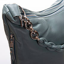 PODIUM Сумка жіноча Класична шкіра ALEX RAI 8087-9 l.green, фото 5