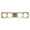 Рамка 5 постова шампань-металік Epsilon