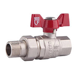 Кран кульовий "Американка" SD Forte 1/2" прямий SF220W15