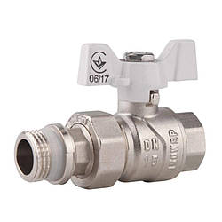 Кран кульовий "Американка" SD Forte 3/4" з антипротіканням прямий SF222W20