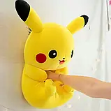 М'яка іграшка Пікачу 55 см, EL-2117-26 / Подушка покемон / Плюшева іграшка обіймашка, фото 4
