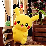 М'яка іграшка Пікачу 55 см, EL-2117-26 / Подушка покемон / Плюшева іграшка обіймашка, фото 6