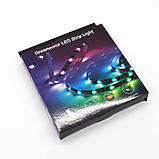 Комплект 2 шт Світлодіодна стрічка 5 м, від USB + пульт TV LED Strip CB-5050 / Лед підсвітка / RGB стрічка від повербанку, фото 10