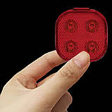 Велосипедний ліхтар задній габаритний, FY-328-4LED / Велоліхтар з функцією стоп-сигналу / Велофара, фото 8