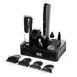 Машинка для стрижки (5 голівок + 8 насадок), від USB, RAF R4022 / Тример для волосся / Тример чоловічий, фото 3