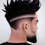 Машинка для стрижки (5 голівок + 8 насадок), від USB, RAF R4022 / Тример для волосся / Тример чоловічий, фото 4