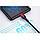 Кабель ESSAGER Fast Charging 5A USB-A to Type C 0.3m red, фото 7