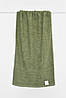 Рушник для обличчя махровий зеленого кольору 196458P, фото 2