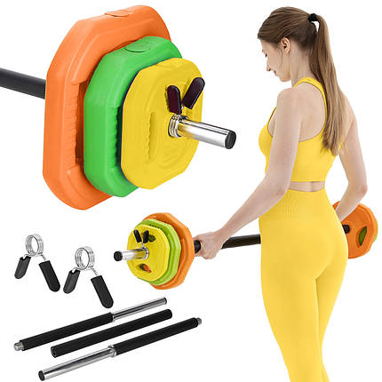 Штанга для фітнесу 4FIZJO Fitness Pump 20 кг (P-5907739315656), фото 1