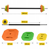 Штанга для фітнесу 4FIZJO Fitness Pump 20 кг (P-5907739315656), фото 6
