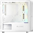 Корпус Logic concept PORTOS MESH+GLASS ARGB fans 3x120mm WHITE (AM-PORTOS-20-0000000-0002), фото 3