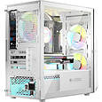 Корпус Logic concept PORTOS MESH+GLASS ARGB fans 3x120mm WHITE (AM-PORTOS-20-0000000-0002), фото 6