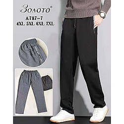 Чоловічі спортивні штани Батал "Фабричний Китай" Розміри: 52- 58 (16221)