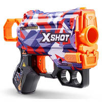 Оригінал! Іграшкова зброя Zuru X-Shot Швидкострільний бластер Skins Menace Malice (8 патронів) (36515M) - Вища Якість!
