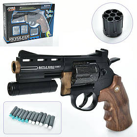 Дитячий пістолет із м'якими кулями 12 шт. KB1214