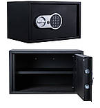 Сейф (38х27х23см.) з ключовим замком, сейф меблевий, фото 3