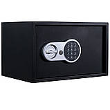 Сейф (38х27х23см.) з ключовим замком, сейф меблевий, фото 7