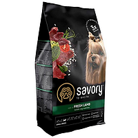 Сухой корм Savory для собак гурманов малых пород, со свежим ягненком, 3 кг