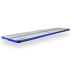 Килимок надувний Airtrack inSPORTline Airstunt 500x100 см сіро-синій