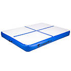Килимок надувний inSPORTline Air-impact 200x150 см, біло-синій