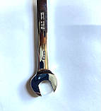 Ключ трещоточный на 15мм. Ключ ріжково-накидний 15 мм з тріскачкою, фото 3