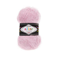 Alize MOHAIR CLASSIC NEW (Мохер Класік) №  271 блідо-рожевий (Пряжа мохер, нитки для в'язання)