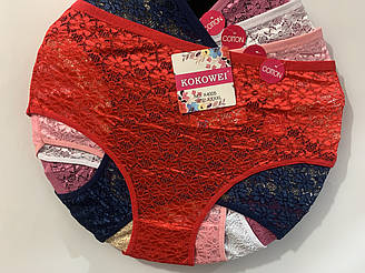 Труси бавовна з мереживом Міх