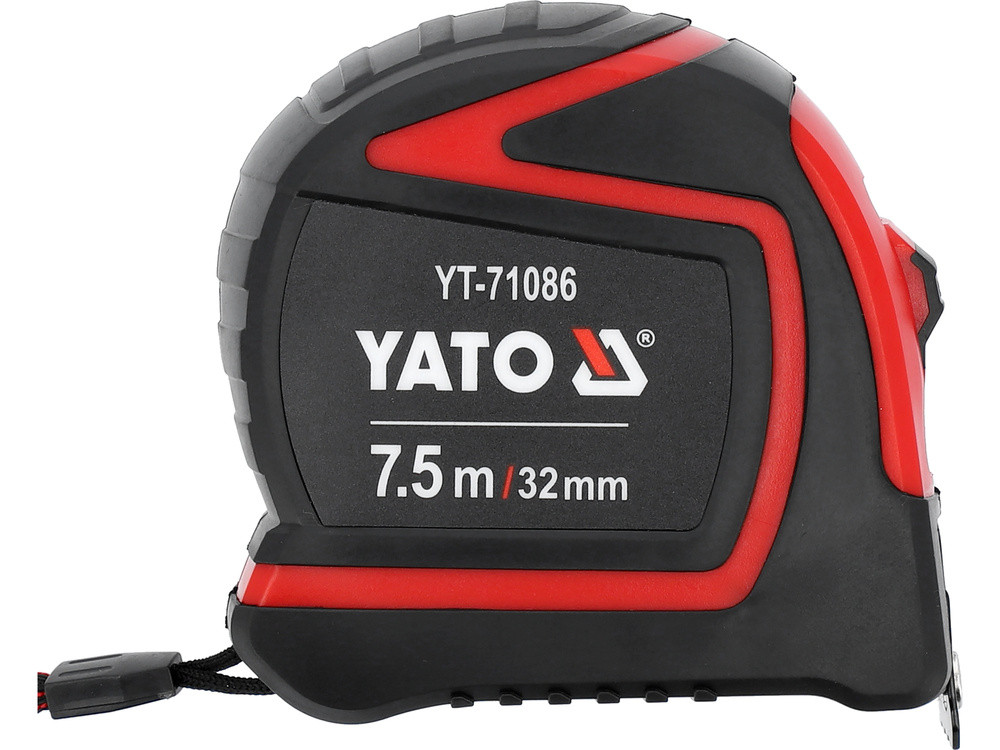 Рулетка вимірювальна 7.5 м x 32 мм YATO сталева стрічка міліметрова шкала, фото 1