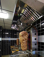 Парасолька витяжна пристінна з жироловильничами 600х1600