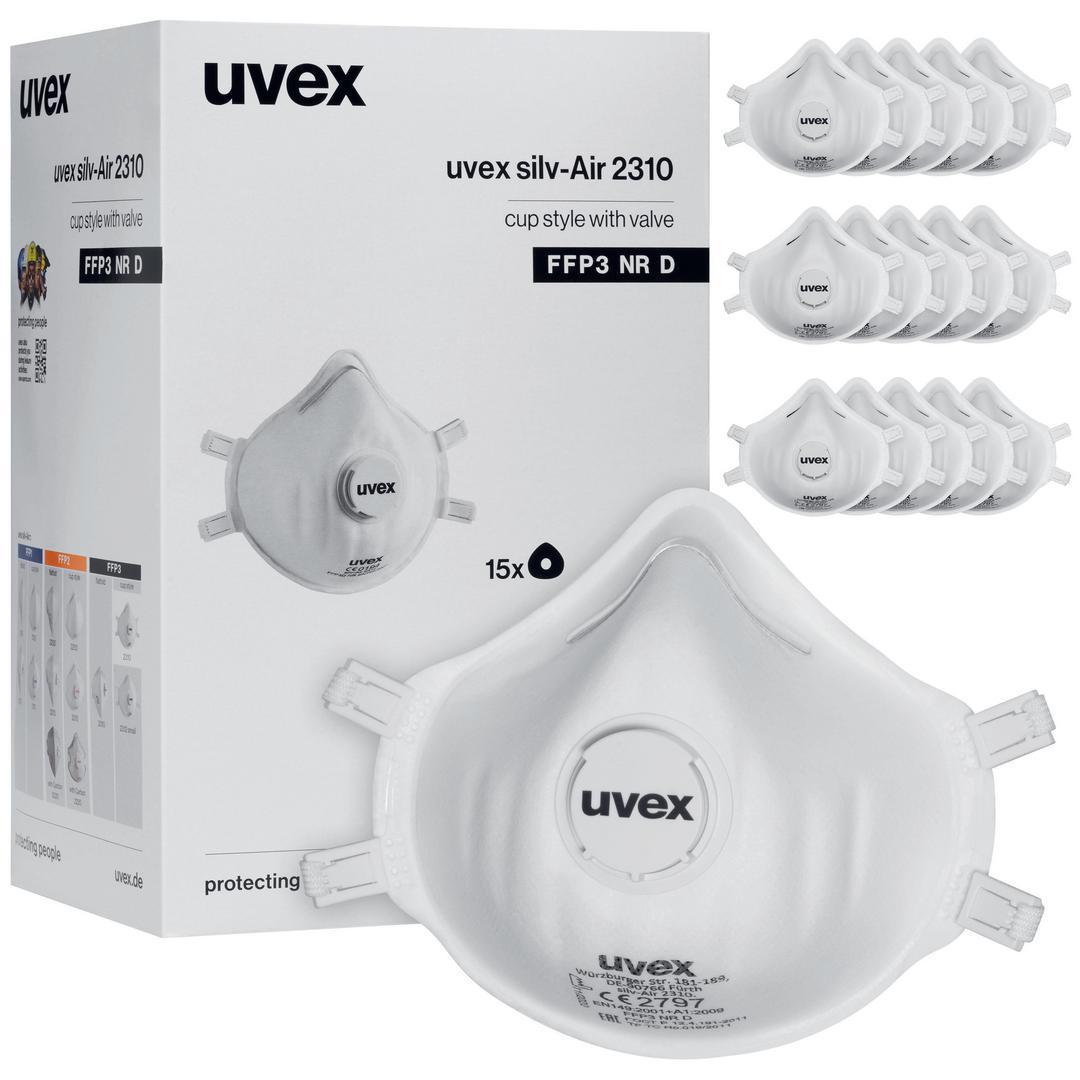 Респіратор Uvex silv-Air 2310 FFP3 паковання 15 шт.
