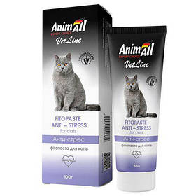 Фітопаста  AnimAll VetLine Antistress для кішок, 100 г