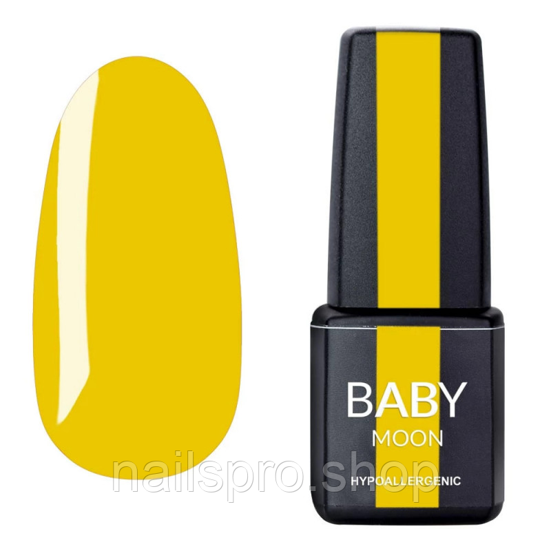 Гель-лак Baby Moon Summer Gel polish No007 жовтий, 6 мл