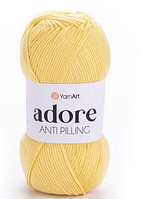 Пряжа Adore Yarnart-332 світло-жовтий