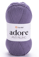 Пряжа Adore Yarnart-345 фіолетовий із сіринкою