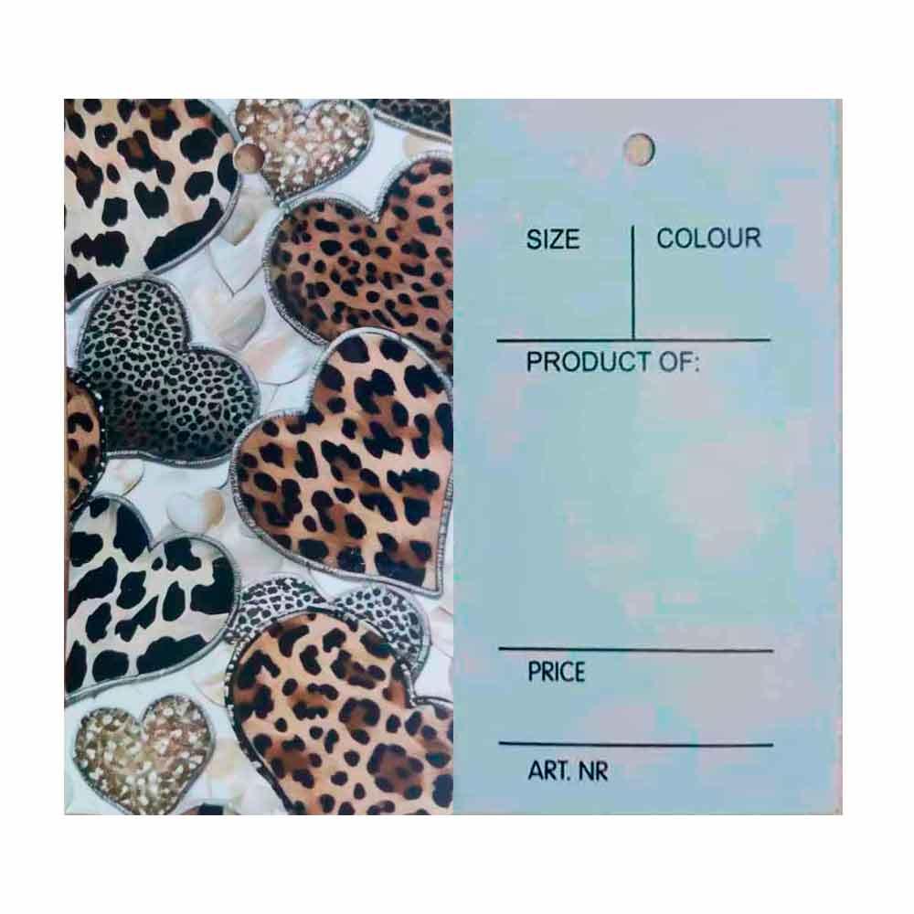 Бирки картонні Етикетки Паперові навісні для одягу картонний ярлик 1000 шт., фото 1