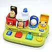 Дитяча клавішна іграшка бізіборд Інтерактивна ферма будиночок тварин Пальчикова гра розвиває слух і зір, фото 4