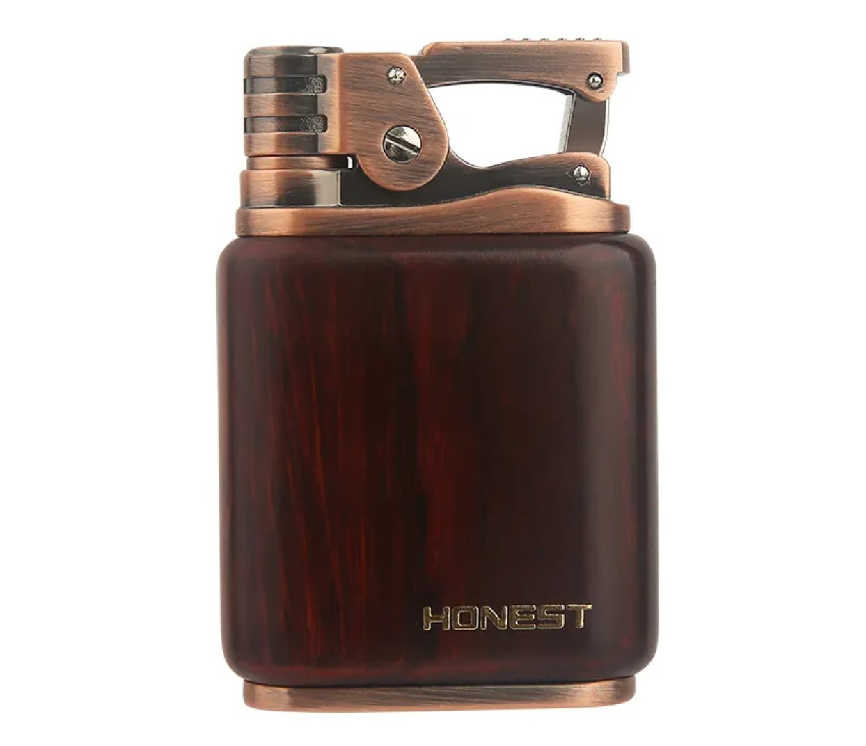 Бензинова запальничка Honest BCZ789 - Bronze Wood, фото 1