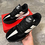 Кросівки чоловічі демісезонні New Balance чорні замшеві, фото 5