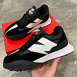 Кросівки чоловічі демісезонні New Balance чорні замшеві, фото 4