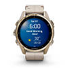 Garmin Fenix ​​8 смарт-годинник Amoled 43 мм Sapphire Soft Gold Fog Gray/Dark Sandstone 010-02903-11, фото 9