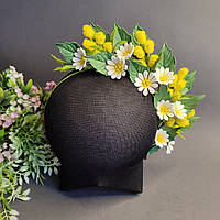 Обруч весна, обруч весни, обруч мімоза, обруч мімози, обруч з мімозою, костюм весни, костюм мімози