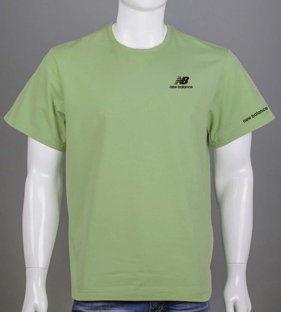 Футболка батал New Balance 2419б (Уп.4шт 3XL,4XL), Оливковий