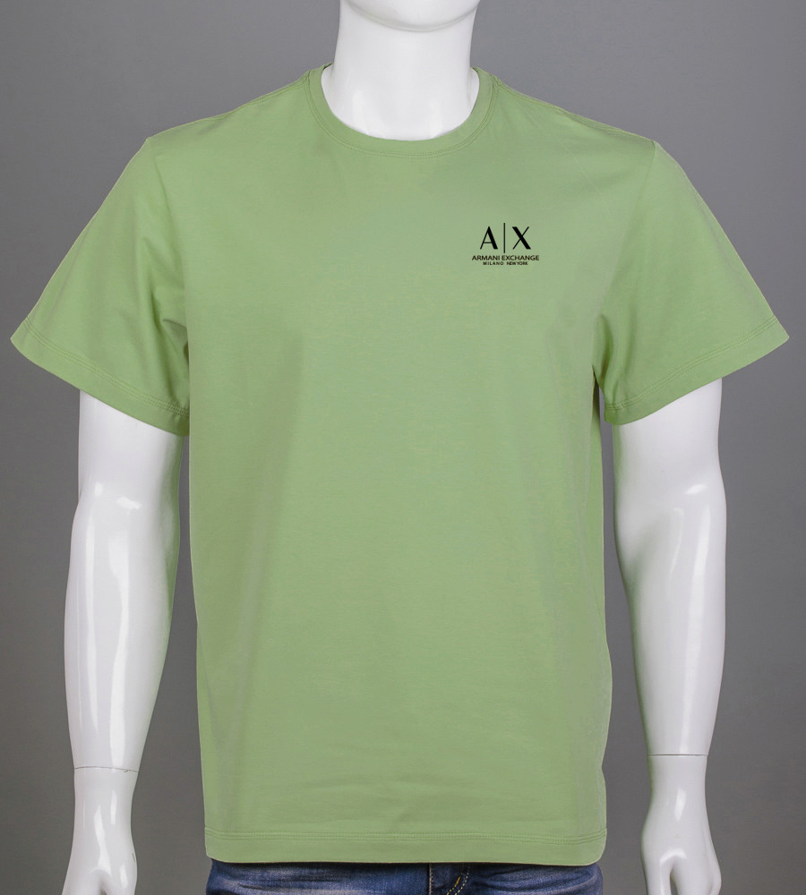 Футболка супер-батал Armani Exchange 2420сб (Уп.2шт 5XL,6XL), Оливковий
