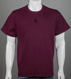 Футболка супербатал Тризуб 2301сб (Уп.2шт 5XL,6XL), Марсала