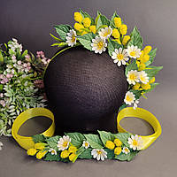 Обруч весна, обруч весни, обруч мімоза, обруч мімози, обруч з мімозою, костюм весни, костюм мімози