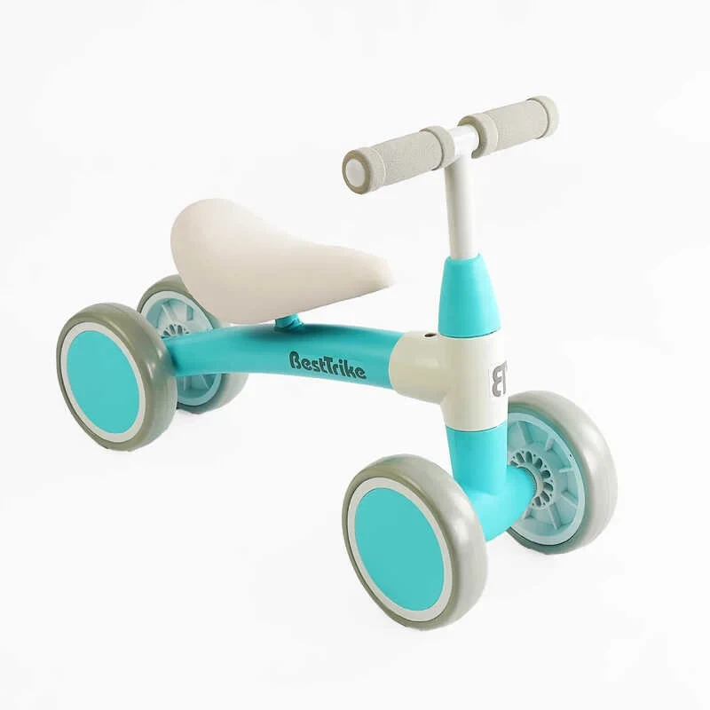 Біговел чотириколісний Best Trike BST-62999 Блакитний, матеріал рами нейлон + сталь, 4 колеса EVA, велобіг