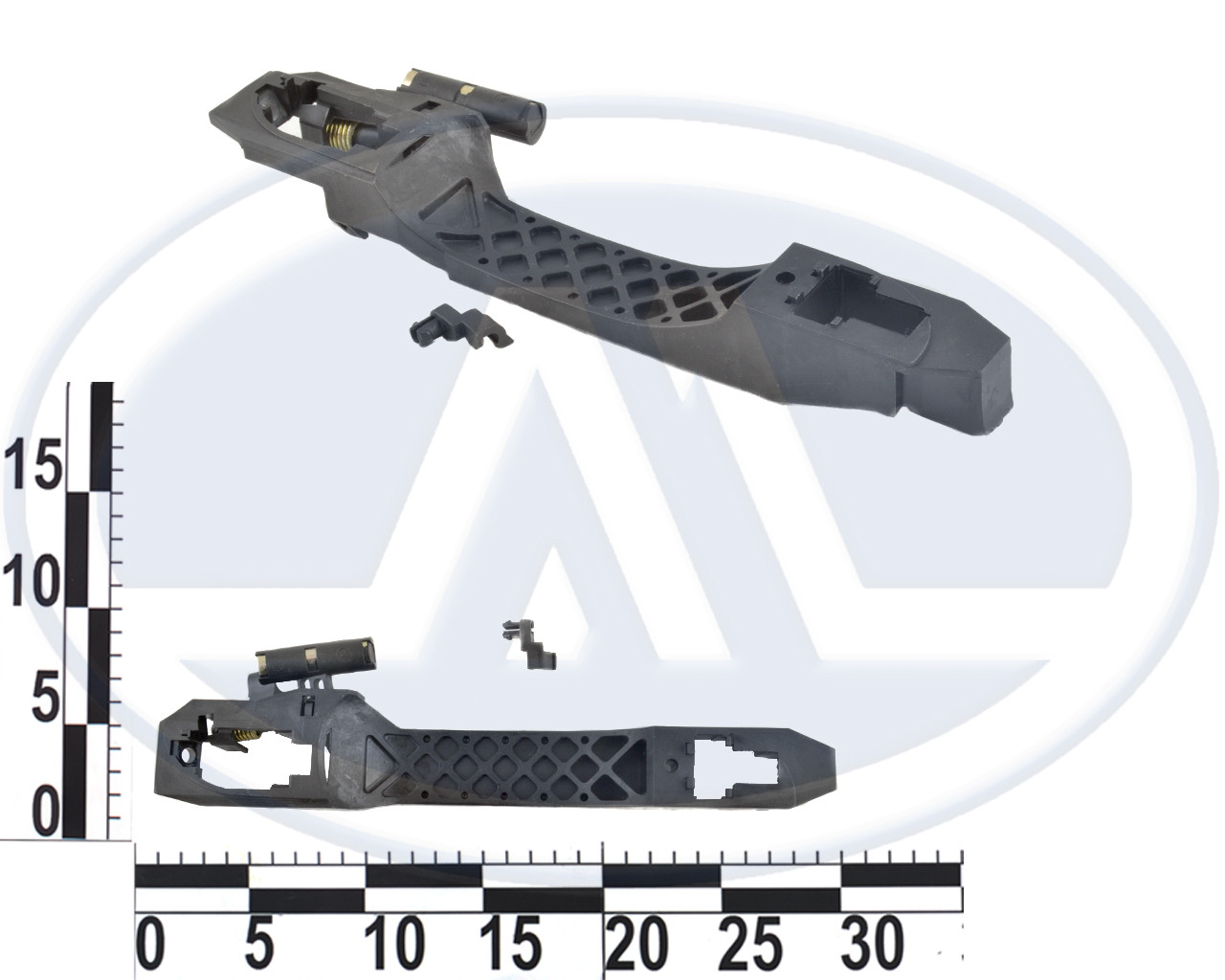 Ручка дверей ZAZ FORZA зовнішня задня права (гніздо) (CHERY) (A13-6205240)