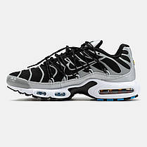 Чоловічі Кросівки Nike Air Max TN Plus Lace Toggle Black Grey / Найк Аїр Макс ТН Плюс Лайс Тогл Чорні з Сірим, фото 4
